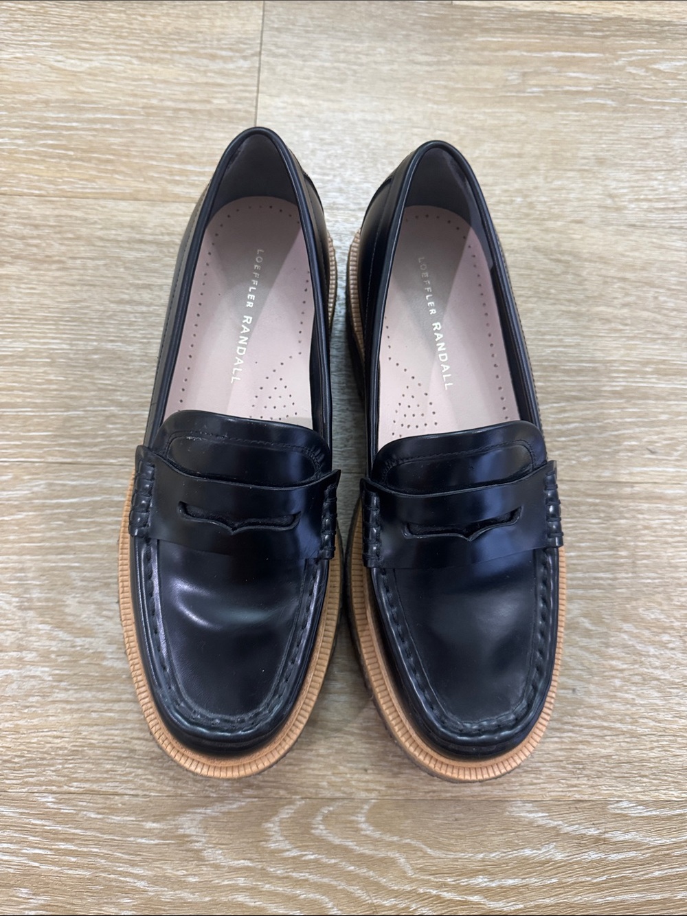 Loeffler Randall Rikki Platform Gum Sole Penny Loafers size 7 - Picture 2 of 8